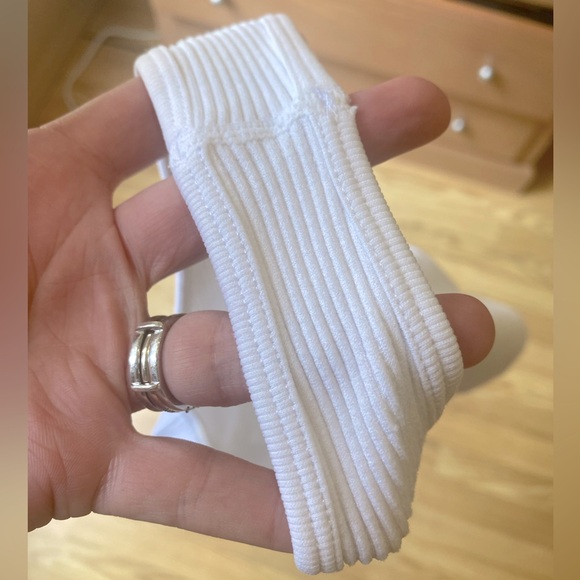 ZARA leotard/ bodysuit white size xsmall EUC - Picture 6 of 10